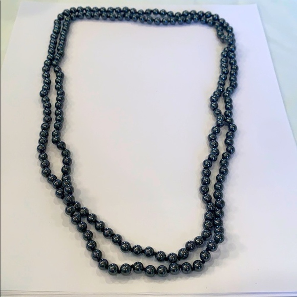Hematite individual knotted 2 strands quality - Picture 2 of 6
